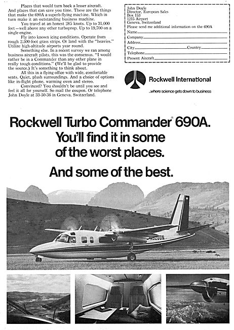 Rockwell Turbo Commander 690A                                    