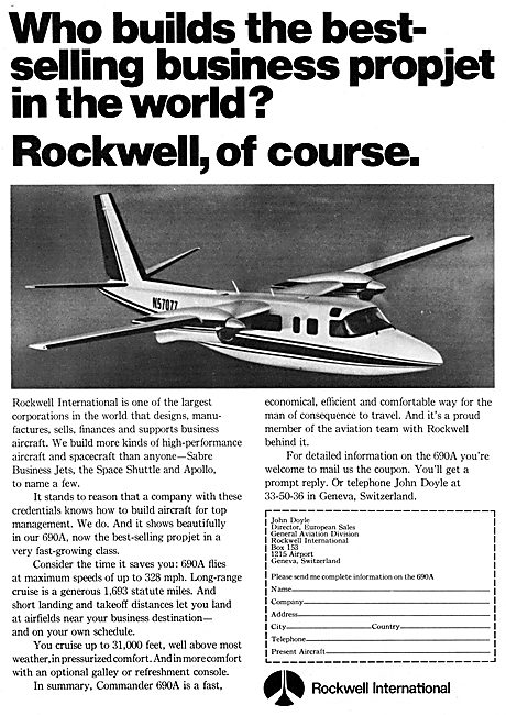 Rockwell Commander 690A                                          