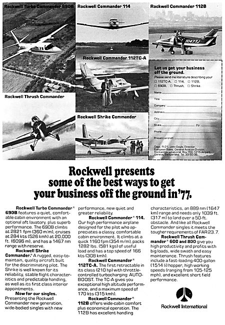 Rockwell Commander Range 1977                                    