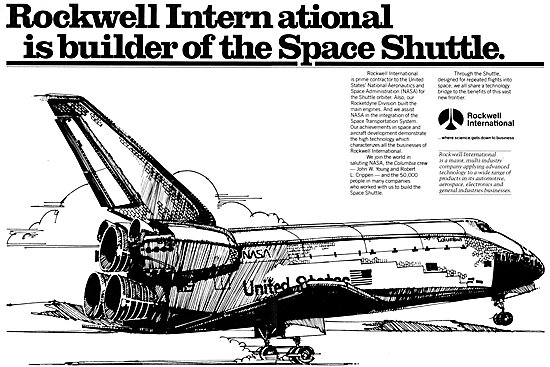 Rockwell Space Shuttle Orbiter 1981                              