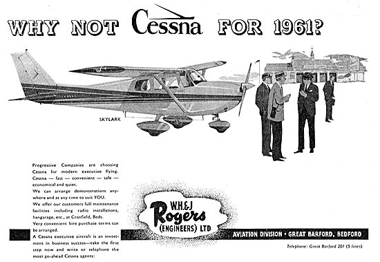 W.H & J.Rogers (Engineers) - Aviation Dvn. Cessna Distributors   
