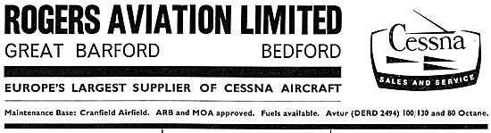 Rogers Aviation Cranfield 1966                                   