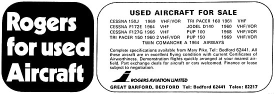 Rogers Aviation Cranfield                                        