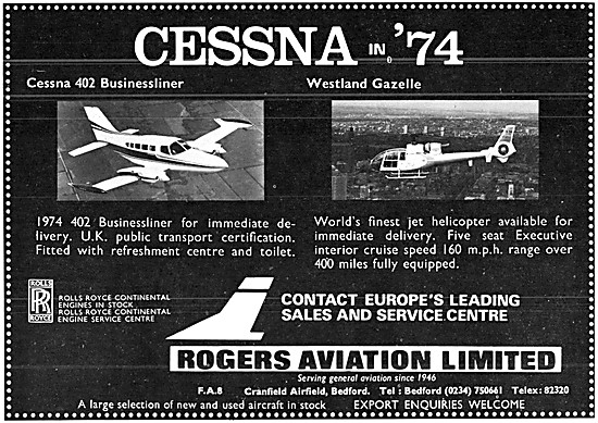 Rogers Aviation Cranfield                                        