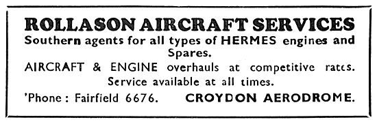 Rollason Aircraft Services Croydon - Aircraft & Engine Overhauls 