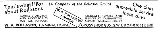 Rollason Aircraft Maintenance & Repairs At Southampton Airport.  