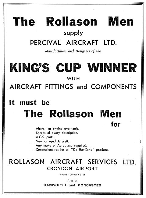 Rollason Aircraft Services - Rollason Men Croydon                