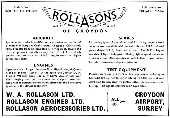 Rollasons - Rollason Aerocessories                               