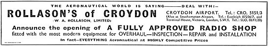 Rollason's Of Croydon  Fully Approved Radio Repair & Ovehaul     