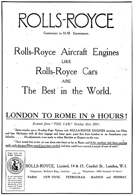 Rolls-Royce Aircraft Engines                                     