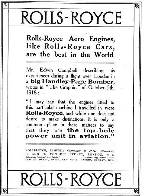 Rolls-Royce Aero Engines Are The Best In The World               