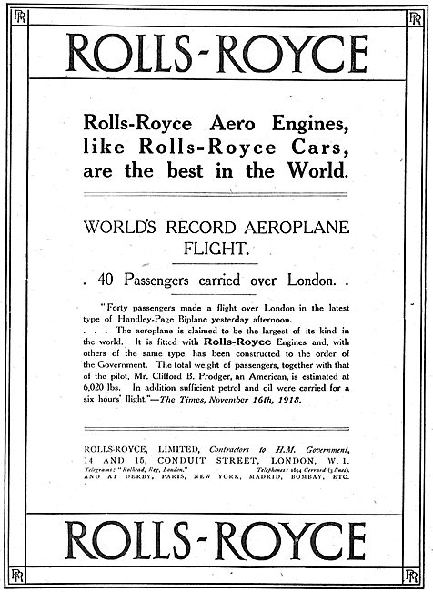 Rolls-Royce Aero Engines                                         