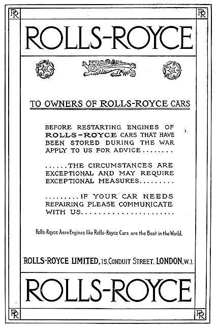 Rolls-Royce Aero Engines                                         