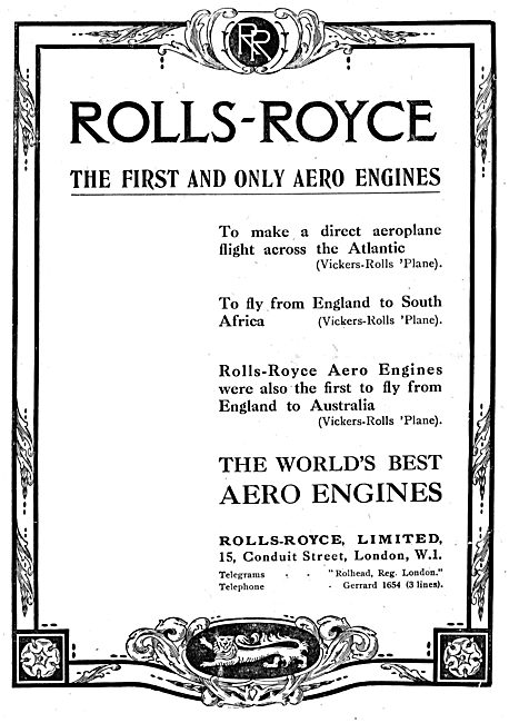 Rolls Royce Aero Engine Achievements                             