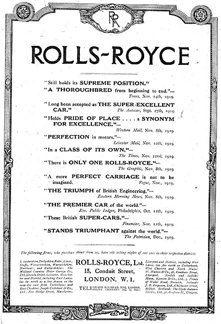 Rolls-Royce Engines Testimonials                                 