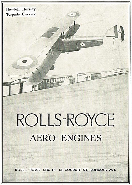Rolls-Royce Hawker Horsley Torpedo Carrier                       