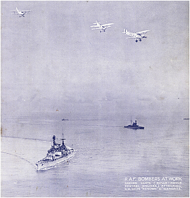 Rolls-Royce Kestrel Powered Hawker Harts                         