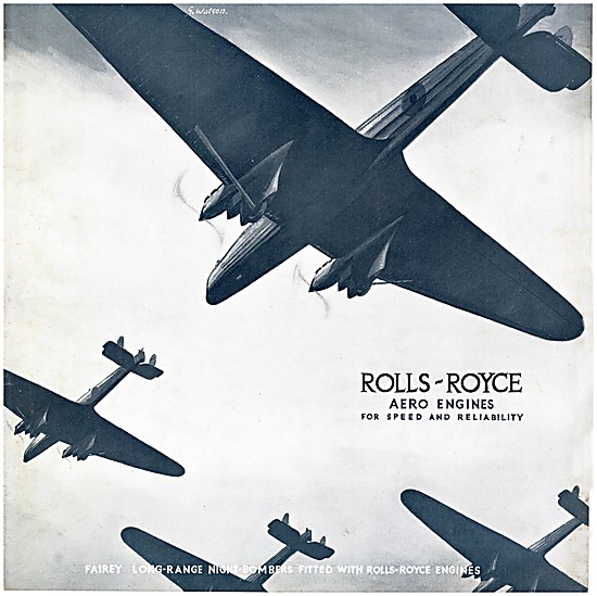 Rolls-Royce Engines For The Fairey Long-Range Night Bomber       