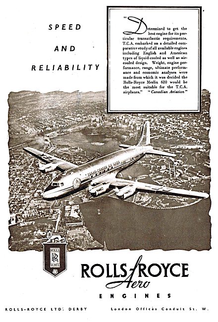 Rolls-Royce Merlin -TCA Airlines                                 