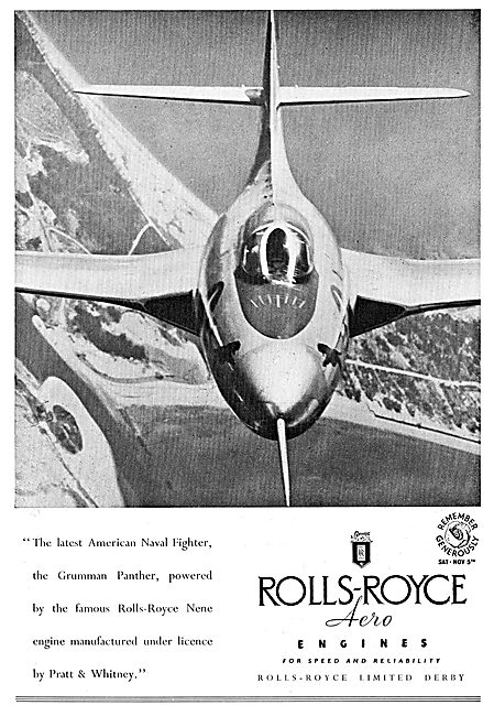 Rolls-Royce Nene Grumman Panther                                 