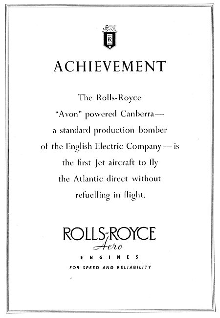 Rolls-Royce - Avon Canberra                                      