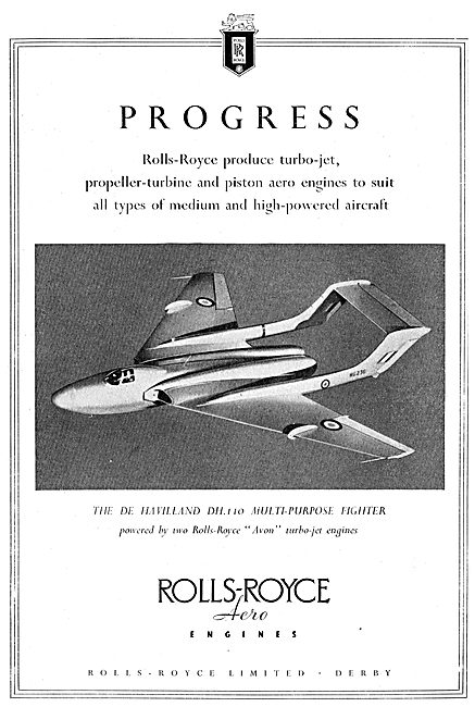 Rolls-Royce Progress - DH110 Avon                                