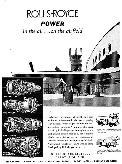 Rolls-Royce Engines In The Air & On The Ground                   