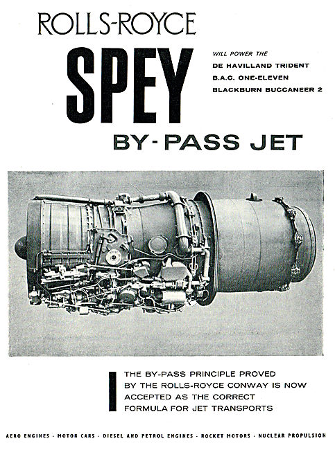 Rolls-Royce Spey By-Pass Jet For The Blackburn Buccaneer         