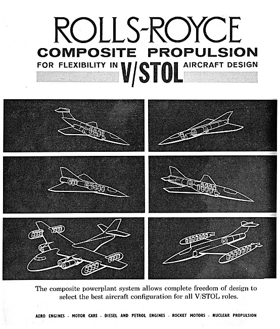 Rolls-Royce V/STOL Aero Engines 1963                             