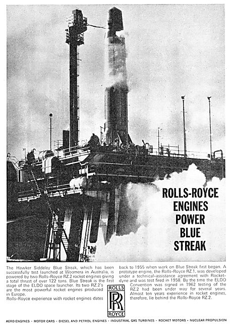 Rolls-Royce RZ.2 Rocket Engine                                   