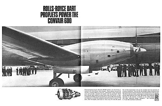 Rolls-Royce Dart Aero Engine 1965                                