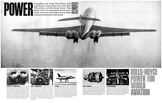 Rolls-Royce Aero Engines 1966                                    