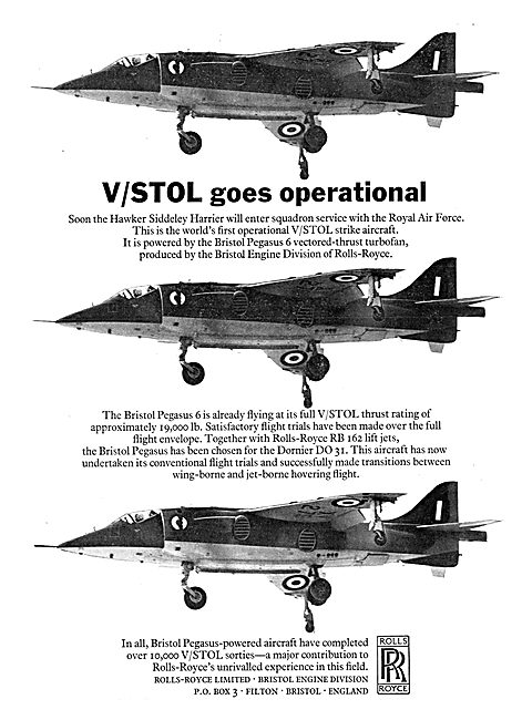 Rolls-Royce Bristol Pegasus V/STOL                               