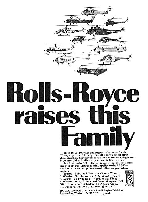 Rolls-Royce Helicopter Engines - RS 360                          