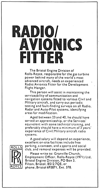 Rolls-Royce (1971) Ltd Recruitment                               