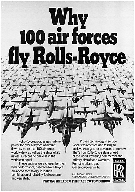 Rolls-Royce Military Aircraft Engines                            