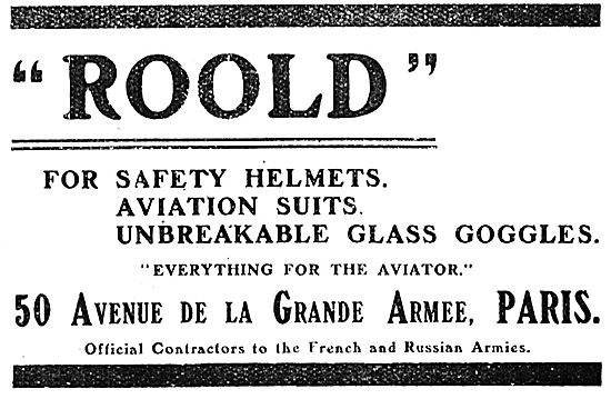 Roold Safety Helmets, Goggles & Suits For Aviators               