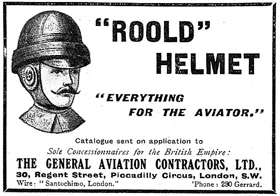 Roold Safety Helmets For Aviators. GAC                           