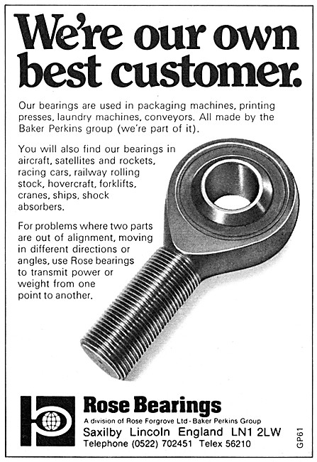 Rose Bearings - Baker Perkins Group                              