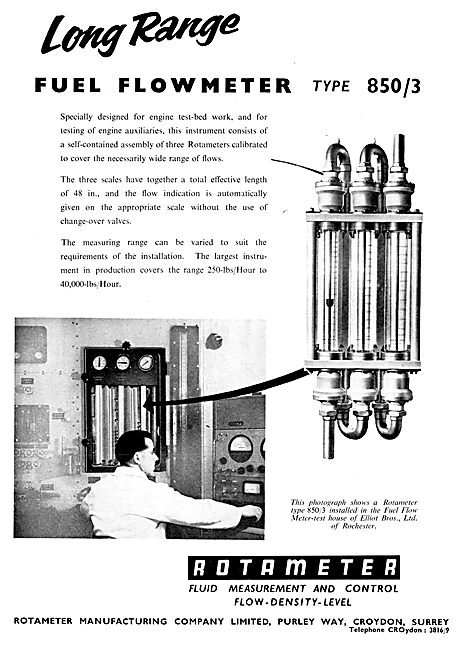 Rotameter Fluid Flow Measurement Equipment                       