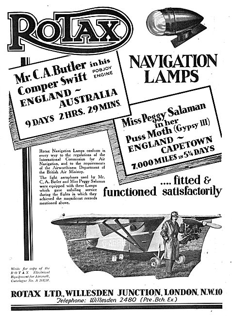 Rotax Electrical Components For Aircraft - Navigation Lights     