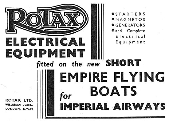 Rotax Electrical Equipment For Aircraft                          