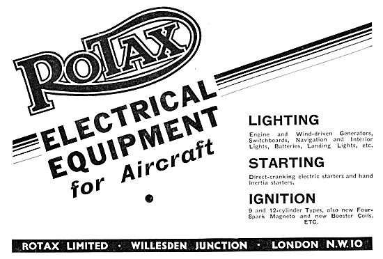 Rotax Electrical Systems & Components For Aircraft               