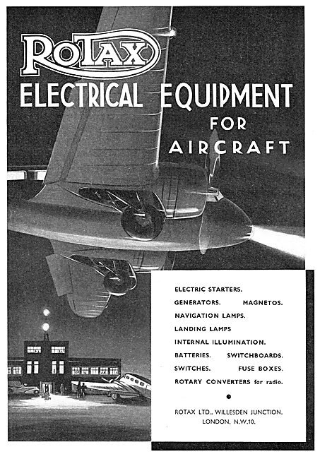 Rotax Electrical Equipment For Aircraft                          