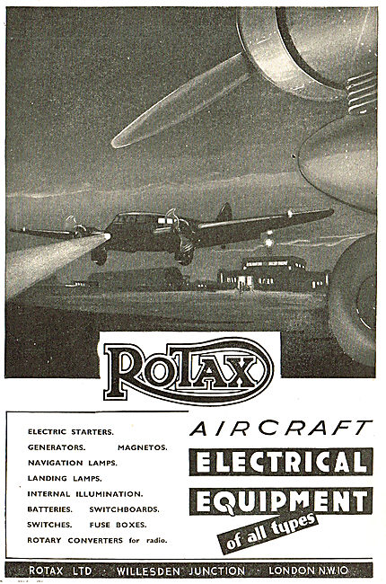 Rotax Electrical Equipment For Aircraft                          