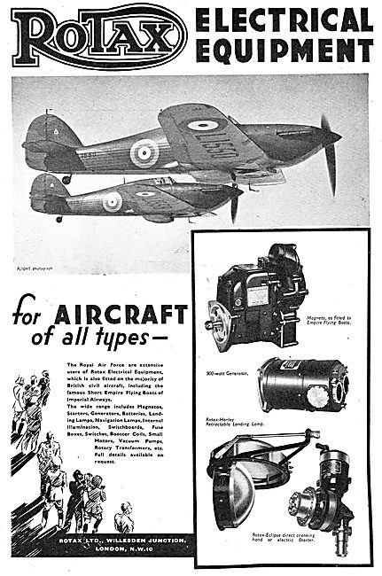 Rotax Electrical Components For Aircraft                         