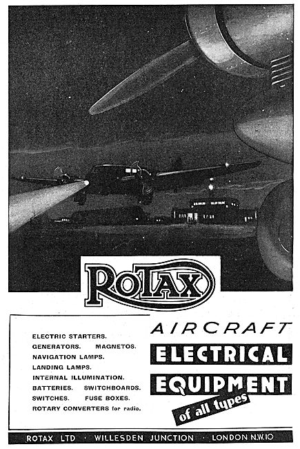 Rotax Electrical Components For Aircraft                         