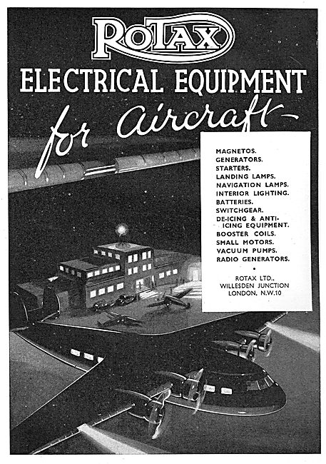 Rotax Electrical Equipment For Aircraft                          