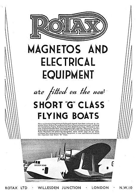 Rotax Electrical Systems & Components For Aircraft               