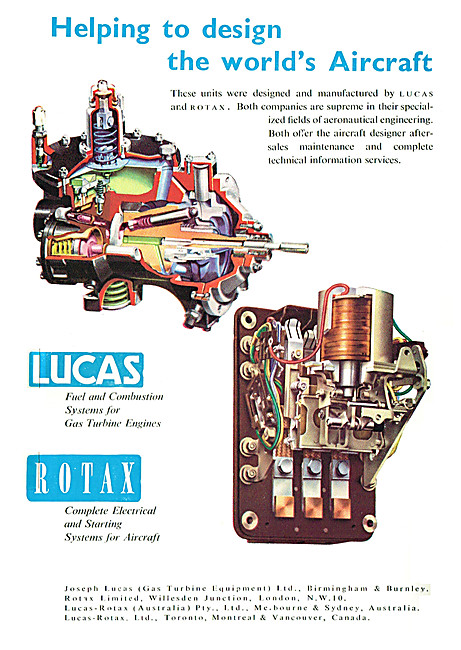 Lucas Rotax Electrical & Fuel System Components                  